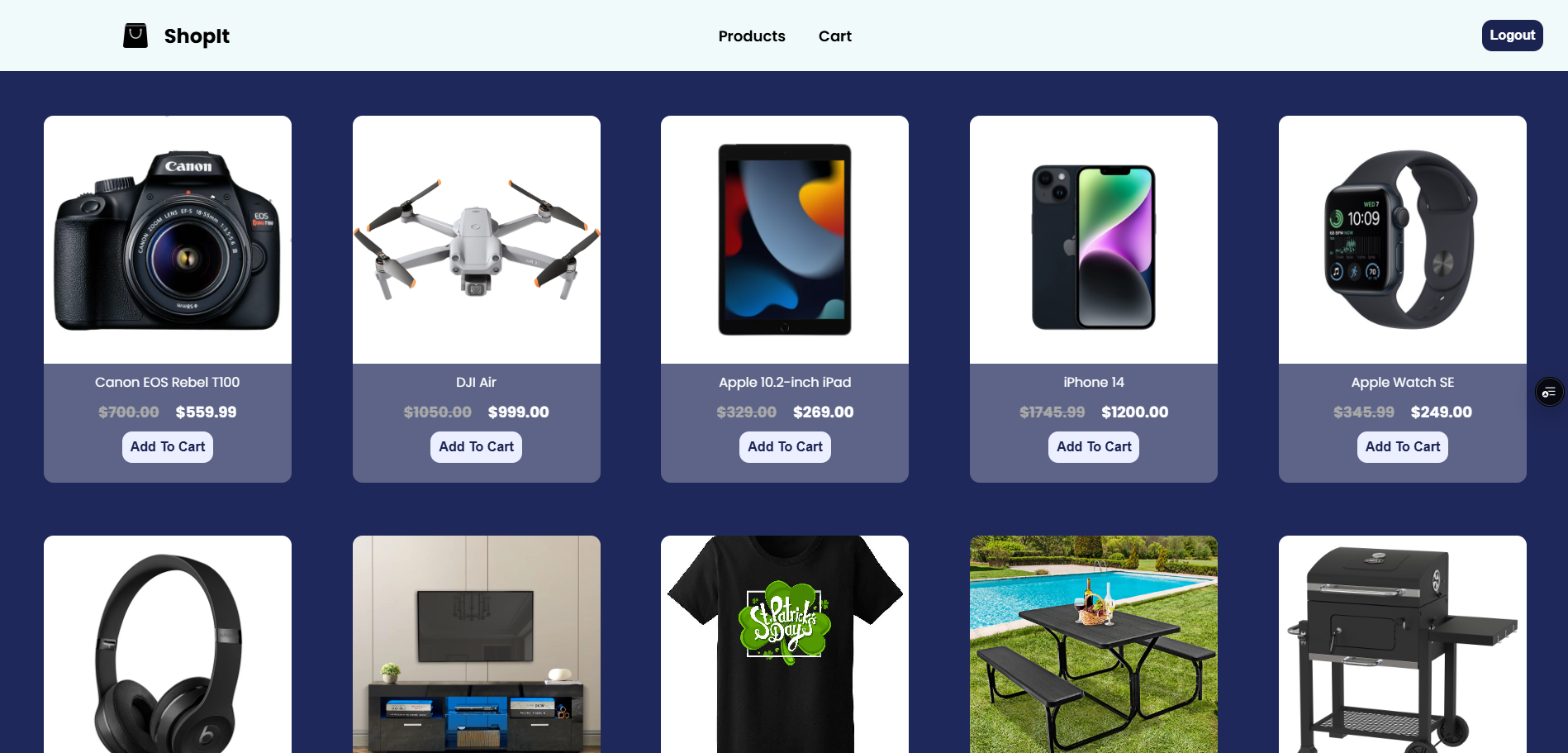 E-commerce website